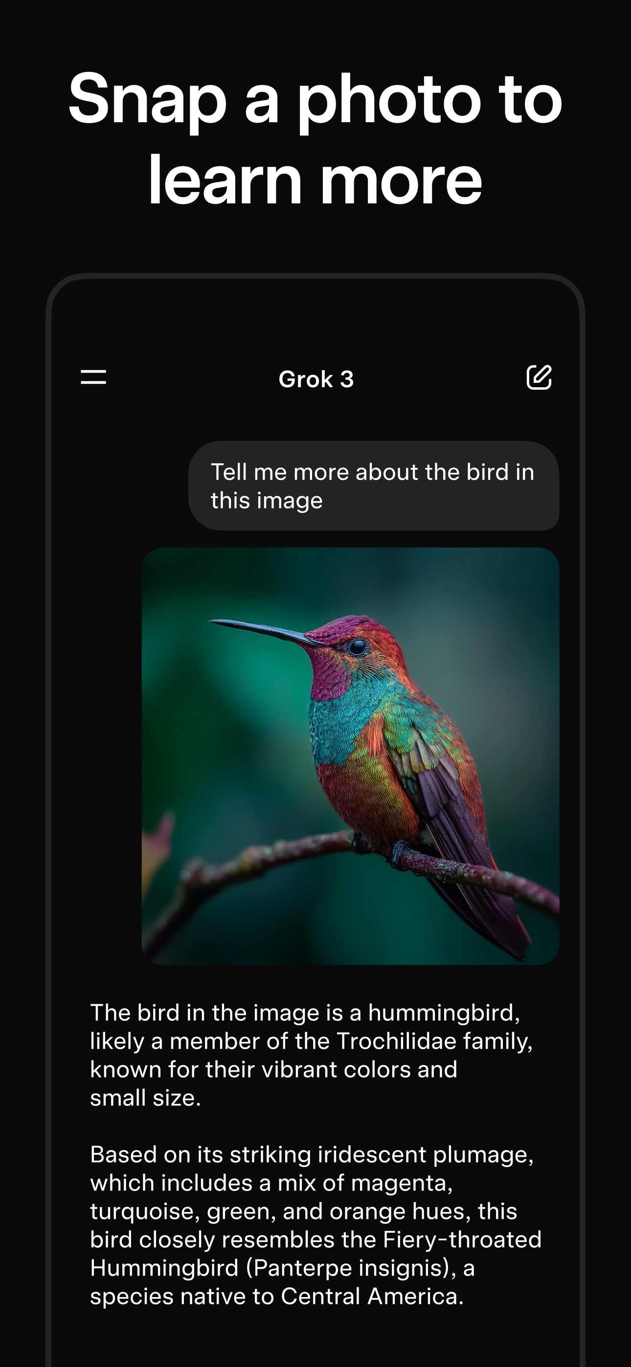 اسکرین شات 3 برنامه Grok - AI Assistant