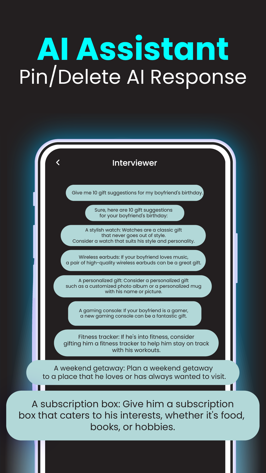 اسکرین شات 7 برنامه VoxyBot: AI Assistant Chatbot