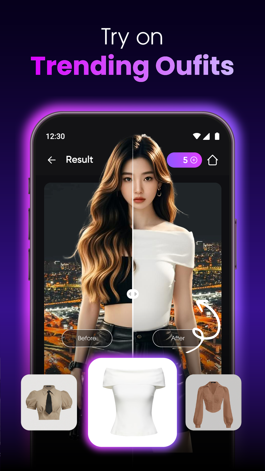 اسکرین شات 3 برنامه Metart: AI Photo Generator