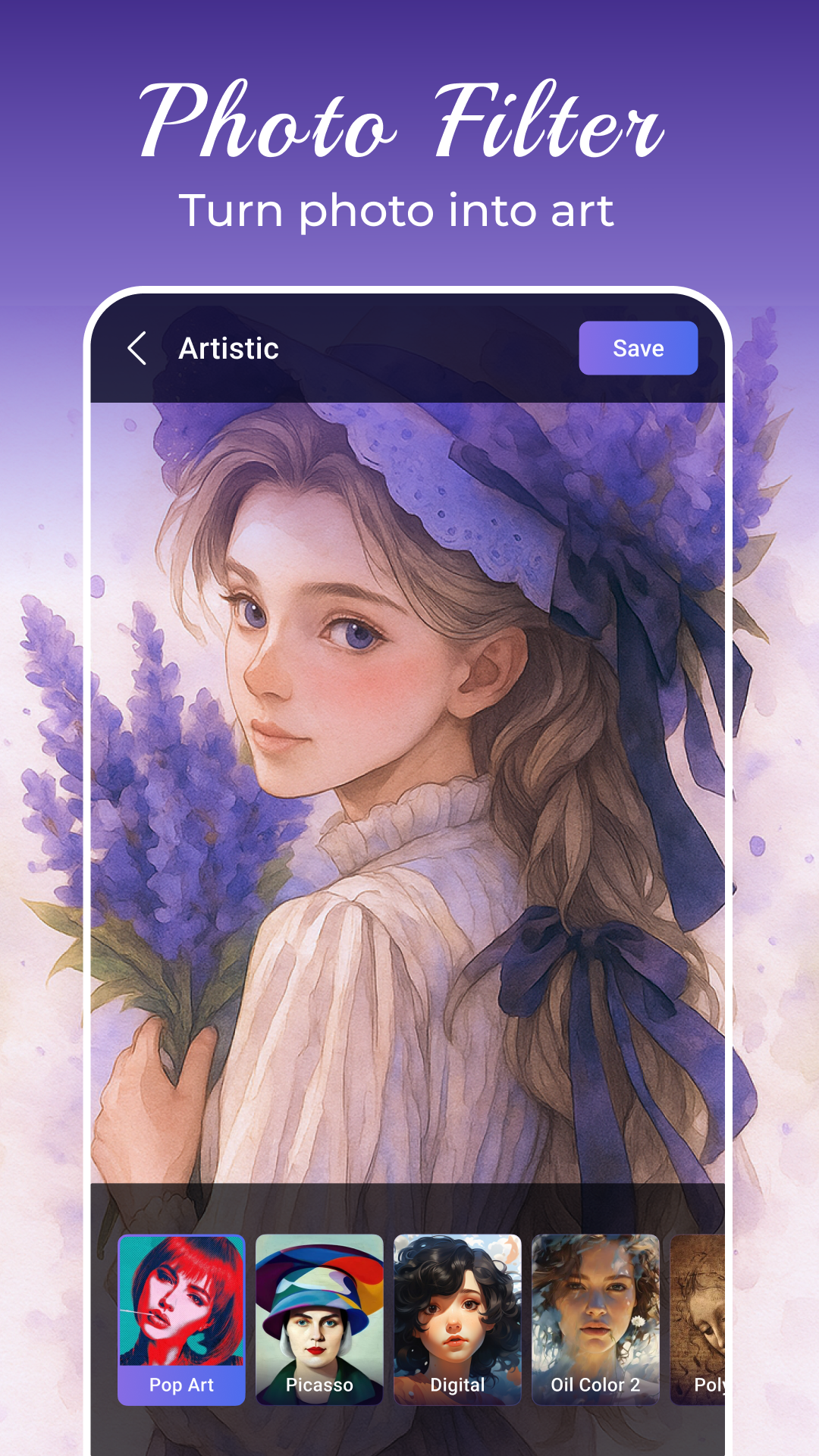 اسکرین شات 4 برنامه PiGo Photo Editor and Collage