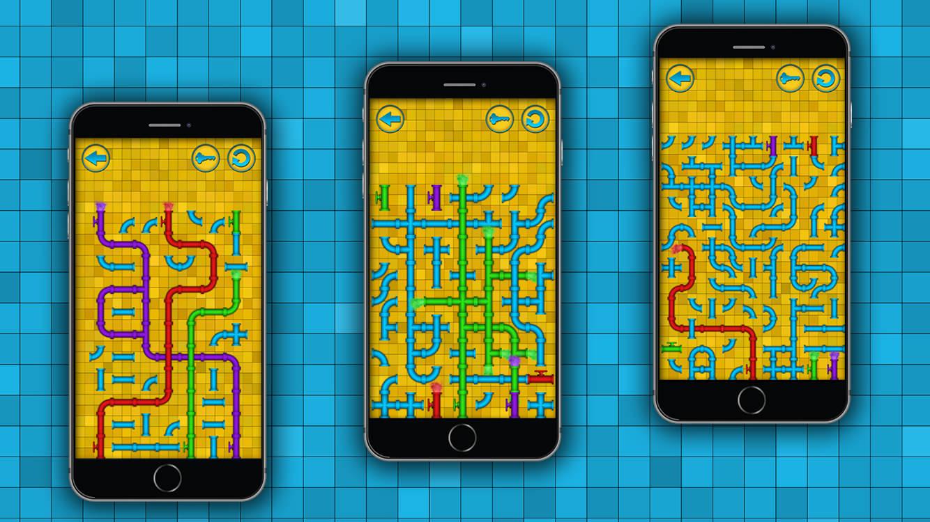 اسکرین شات 4 بازی Pipe - logic puzzles