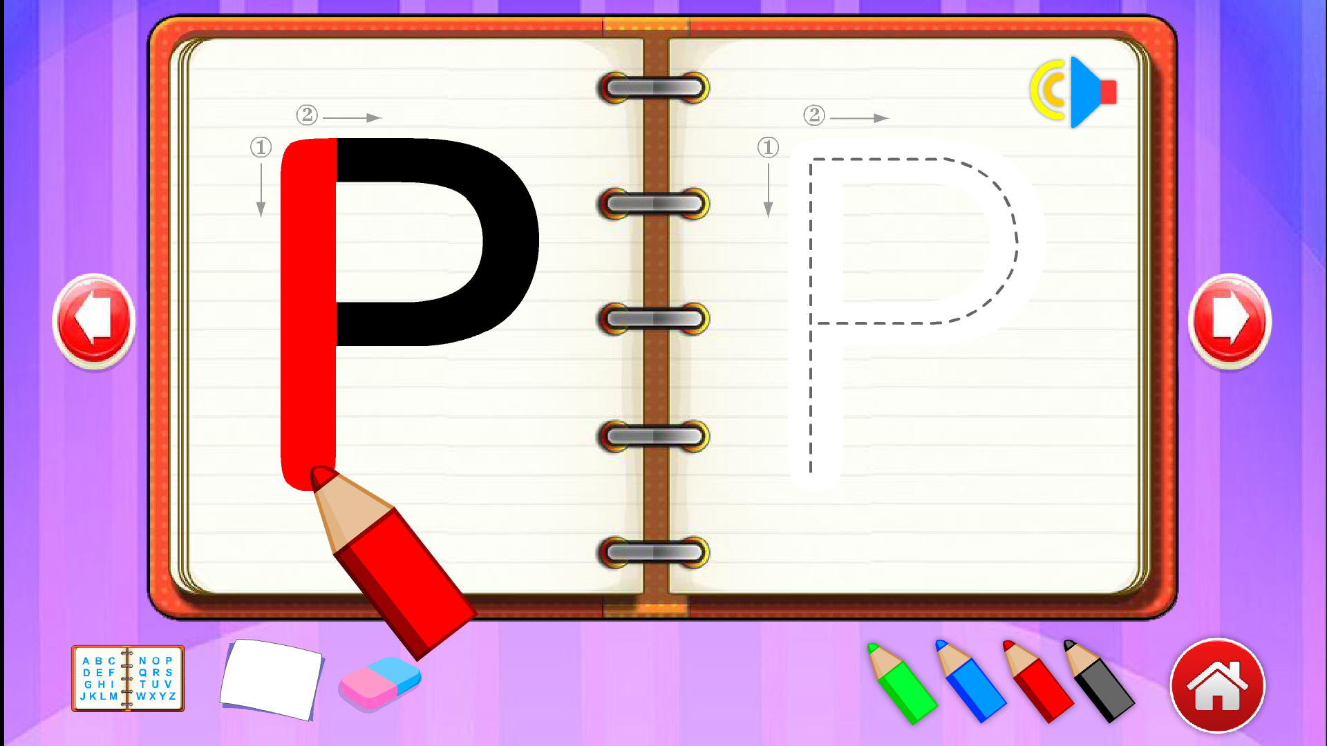 اسکرین شات 3 برنامه My English Letters and Words