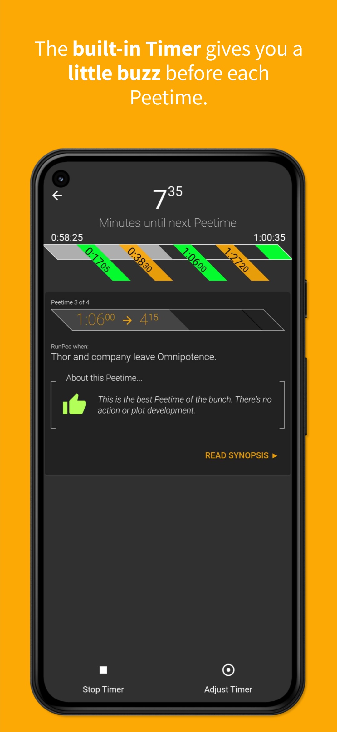 اسکرین شات 4 برنامه RunPee.