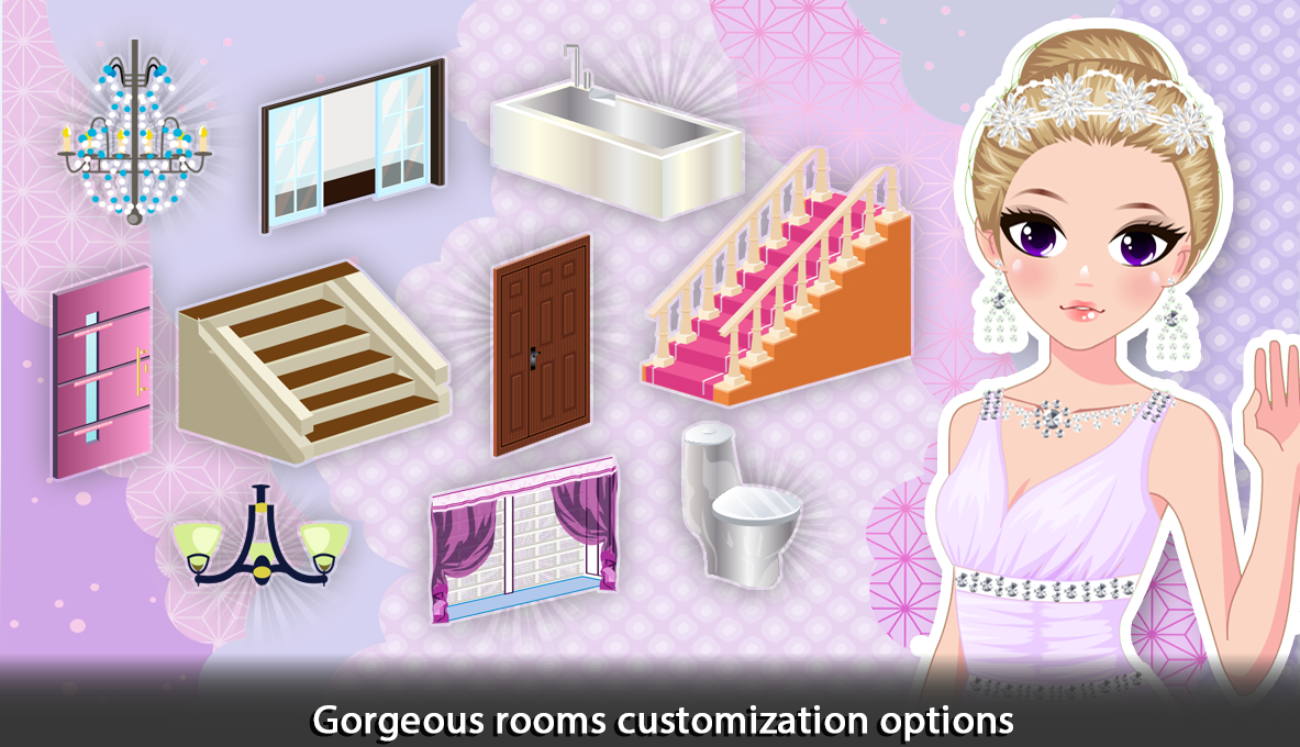 اسکرین شات 6 بازی Girl Doll House - Room Design