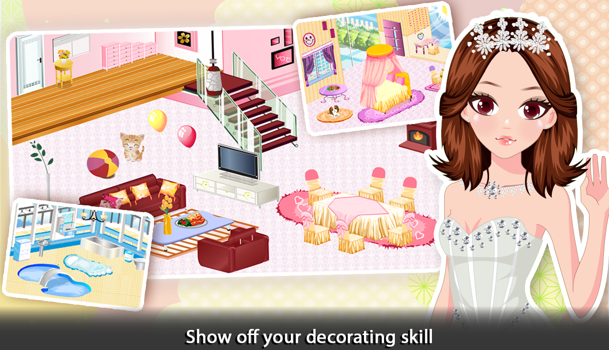 اسکرین شات 2 بازی Girl Doll House - Room Design