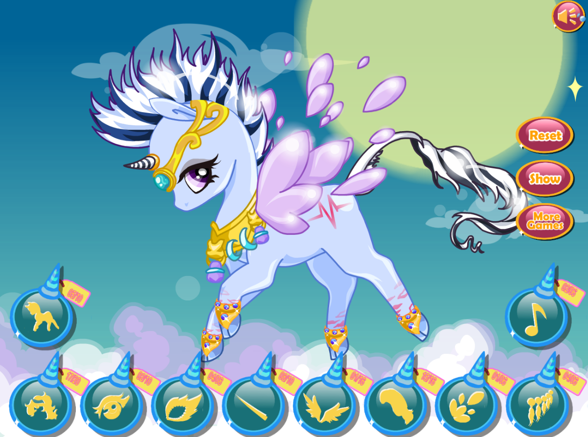 اسکرین شات 3 بازی Magical Unicorn Rainbow Game