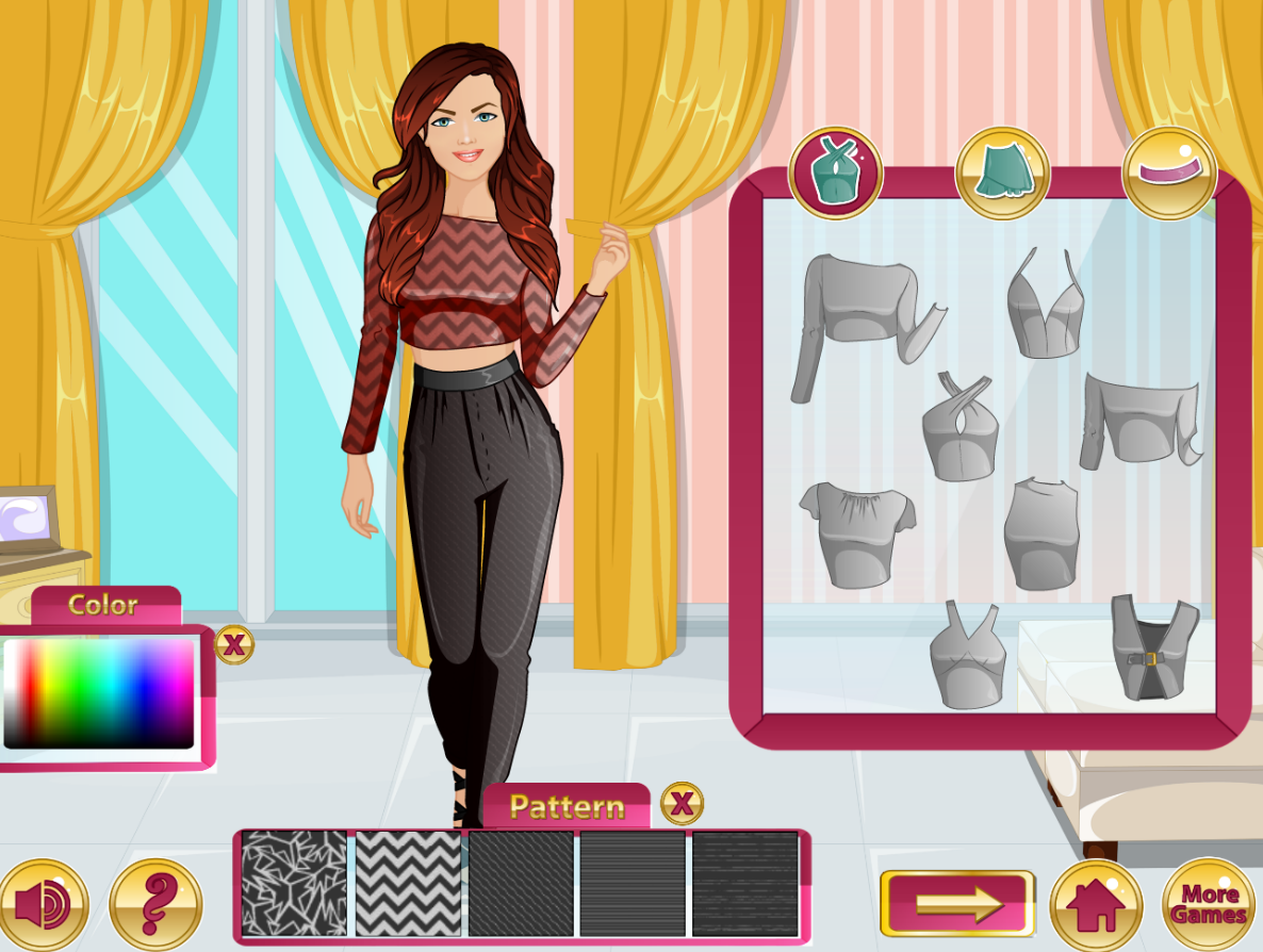اسکرین شات 1 بازی Model Star Girl Dress Up Games