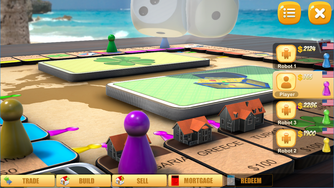 اسکرین شات 2 بازی Rento - Dice Board Game Online