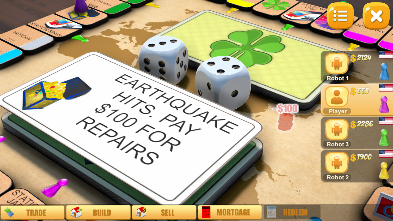 اسکرین شات 2 بازی Rento - Dice Board Game Online