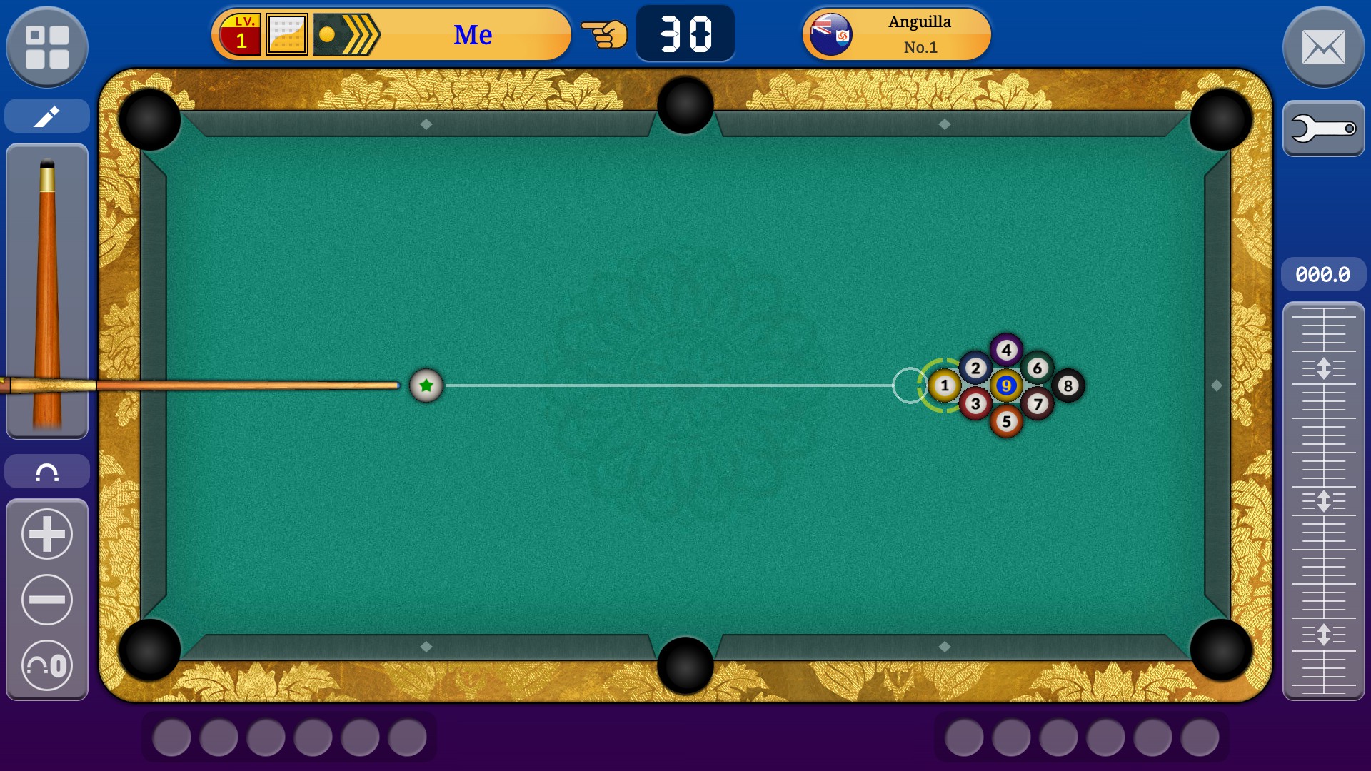 اسکرین شات 2 بازی 9 ball pool and offline pool