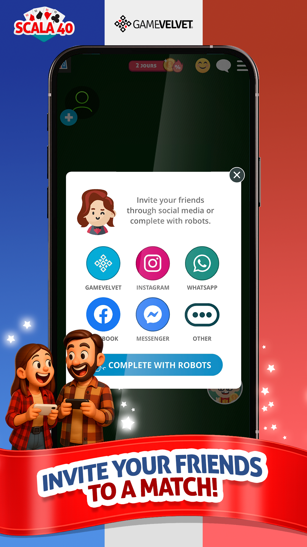 اسکرین شات 8 بازی Scala 40 Online - Card Game