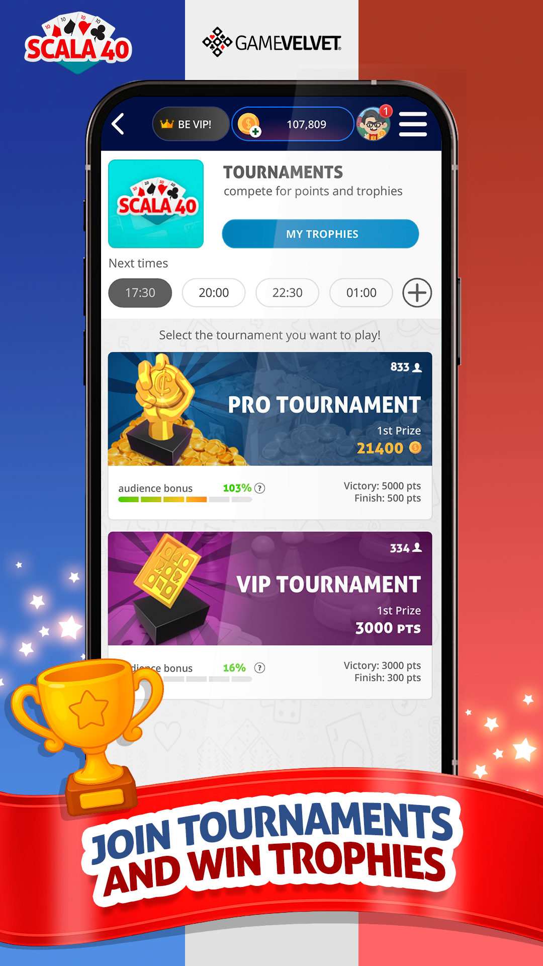 اسکرین شات 4 بازی Scala 40 Online - Card Game