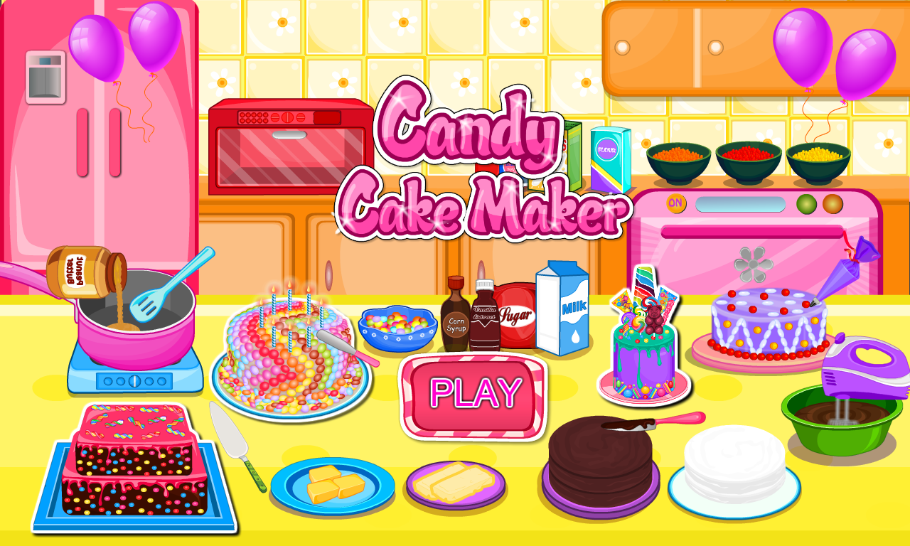 اسکرین شات 1 بازی Candy Cake Maker