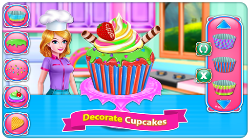 اسکرین شات 5 بازی Baking Cupcakes 7 - Cooking Games