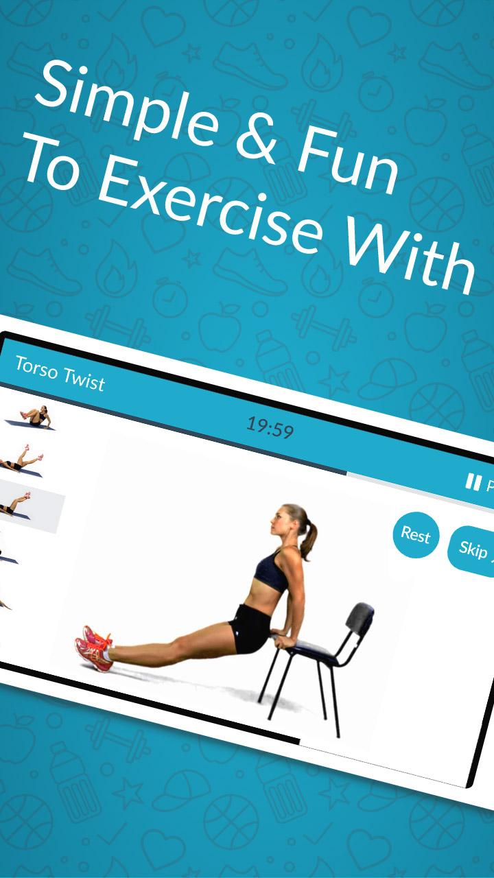 اسکرین شات 2 برنامه Arm Fitness: Bicep & Triceps