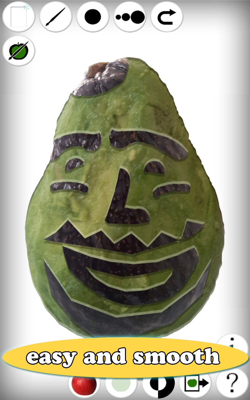 اسکرین شات 2 برنامه Fruit Draw: Sculpt Fruits
