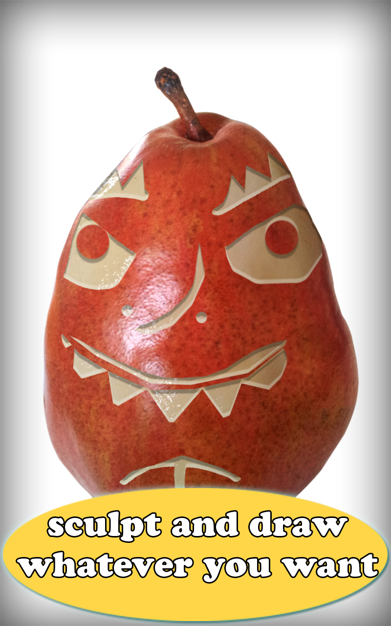 اسکرین شات 1 برنامه Fruit Draw: Sculpt Fruits
