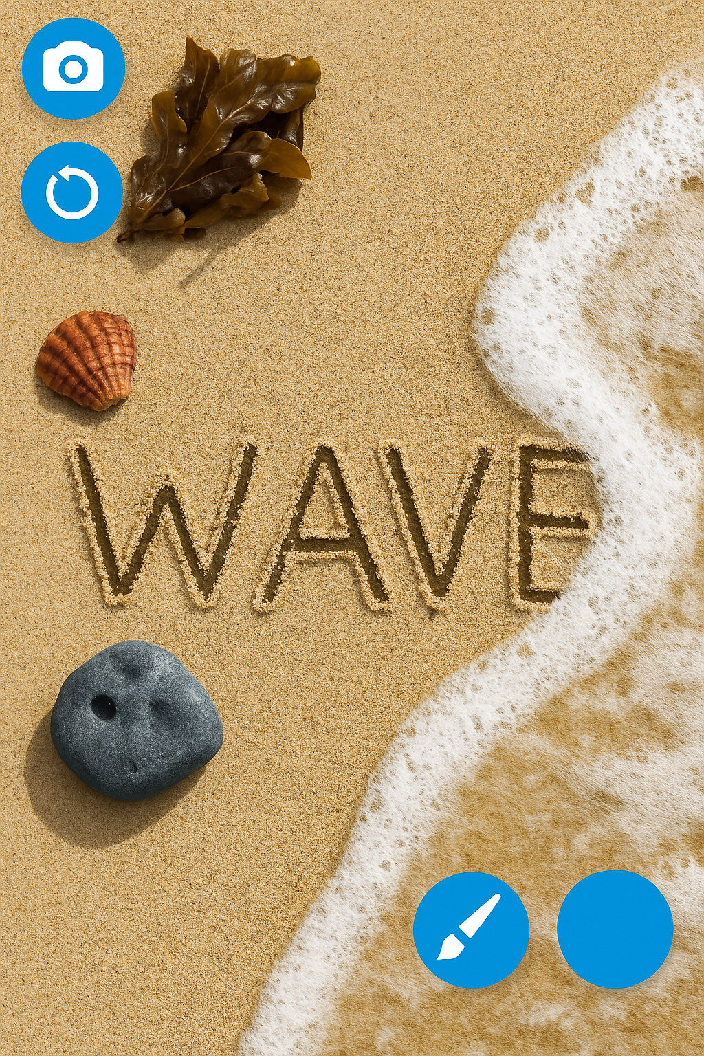 اسکرین شات 2 برنامه Sand Draw Creative Art Drawing