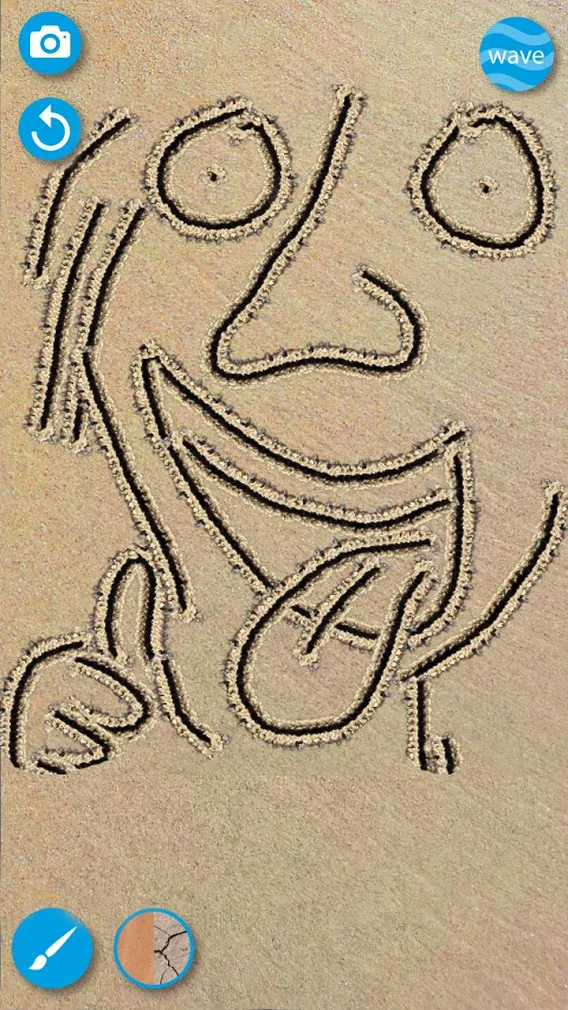 اسکرین شات 7 برنامه Sand Draw Creative Art Drawing