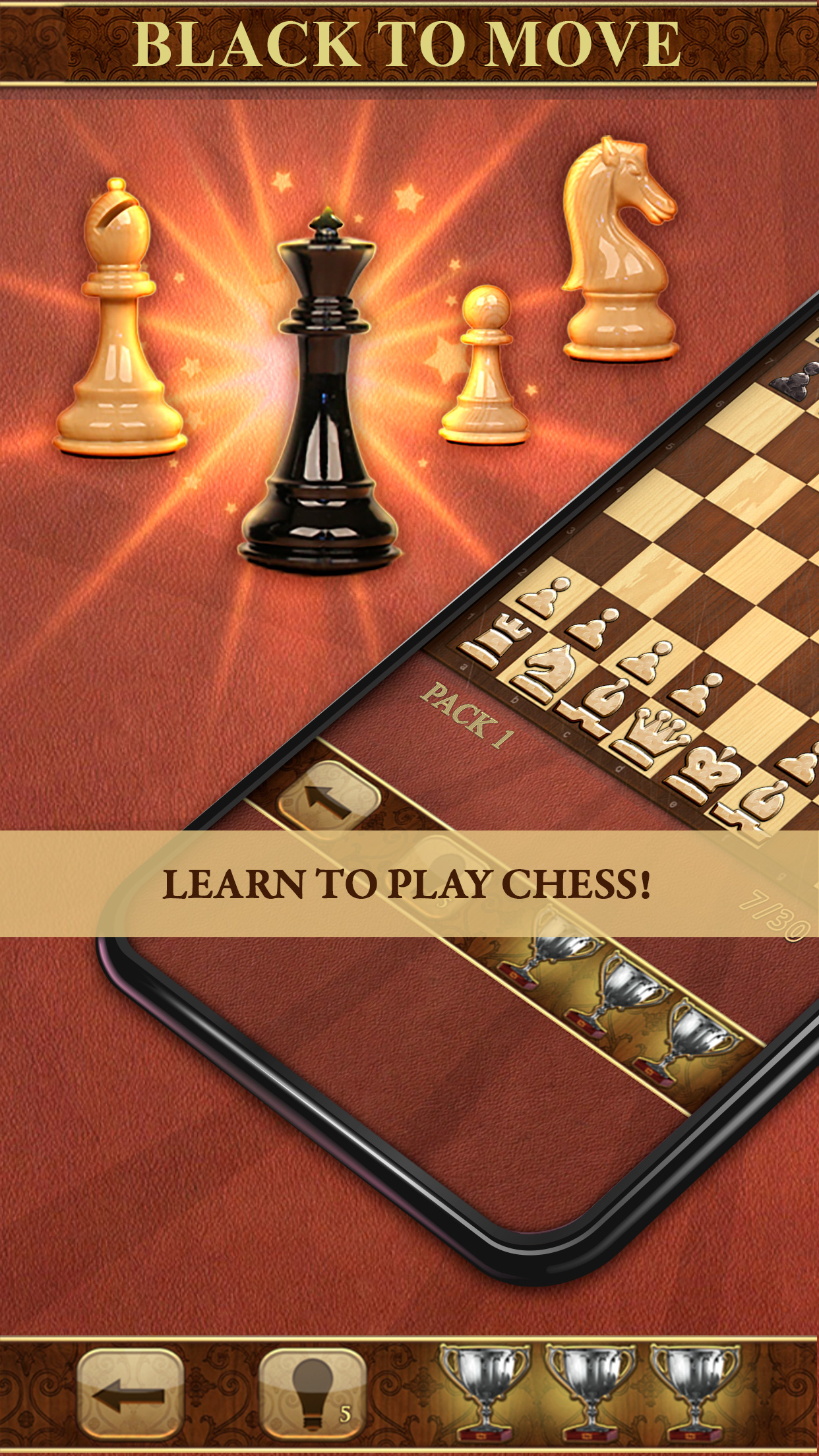 اسکرین شات 1 بازی Mate in One Move: Chess Puzzle