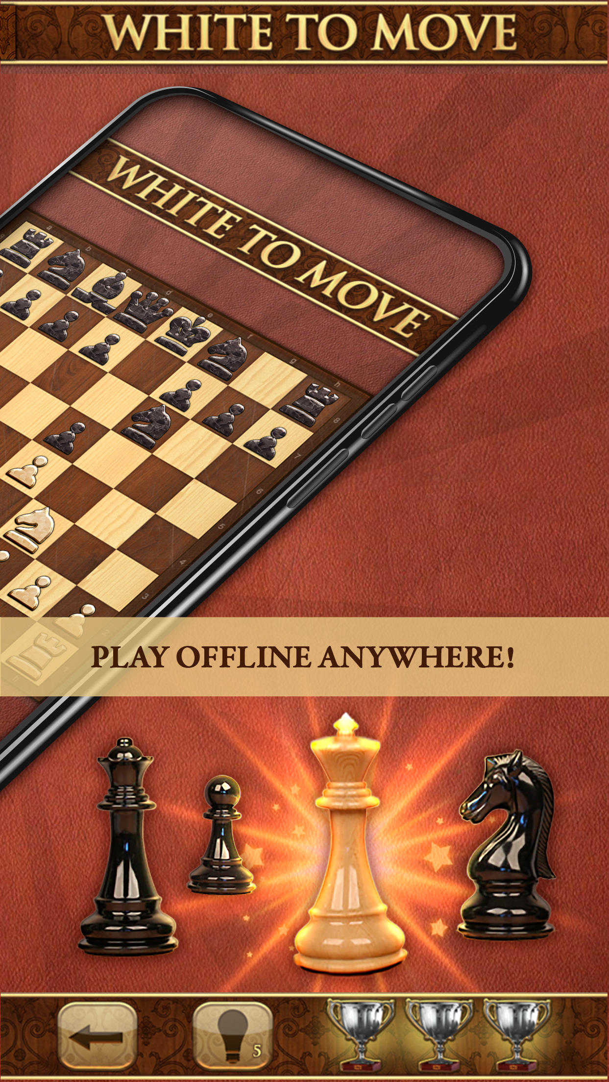 اسکرین شات 2 بازی Mate in One Move: Chess Puzzle