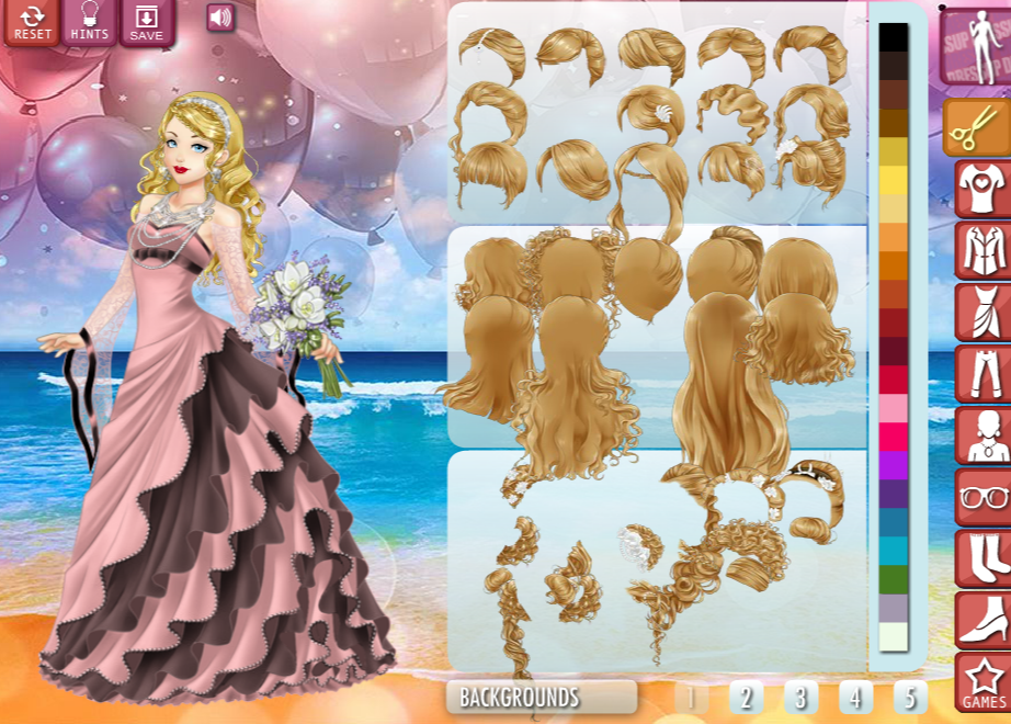 اسکرین شات 1 بازی Wedding Salon - Bride Dress Up