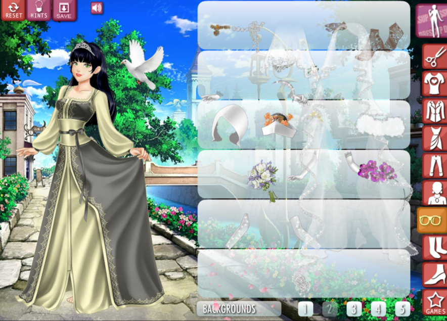 اسکرین شات 4 بازی Wedding Salon - Bride Dress Up