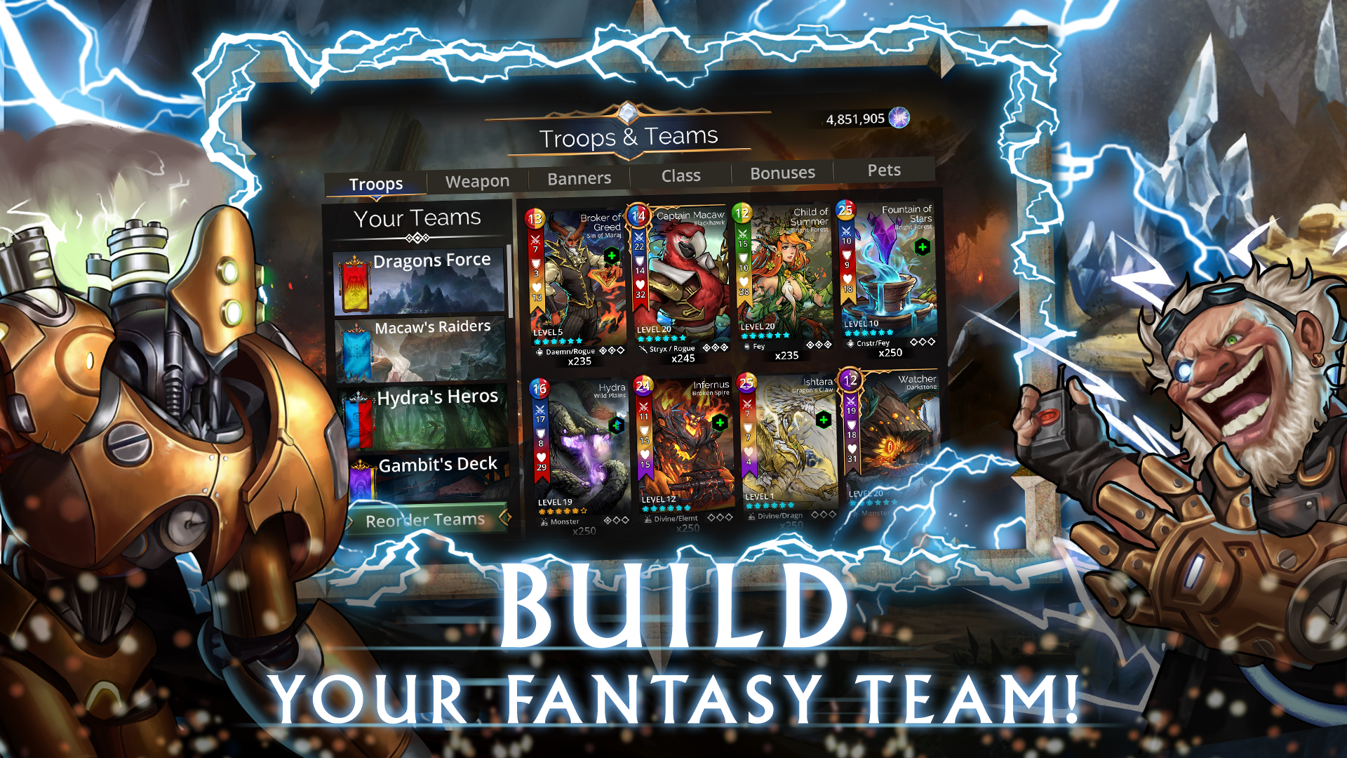 اسکرین شات 3 بازی Gems of War - Match 3 RPG