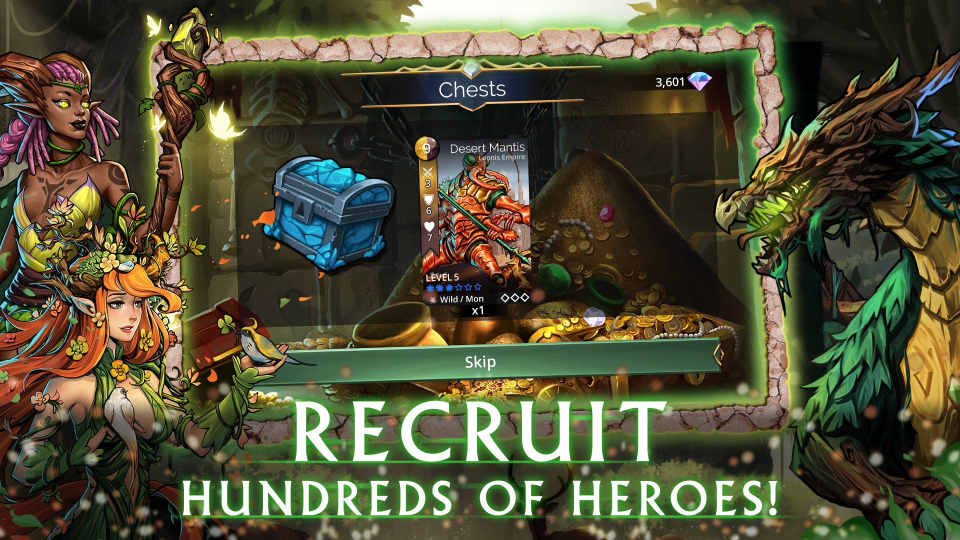 اسکرین شات 3 بازی Gems of War - Match 3 RPG