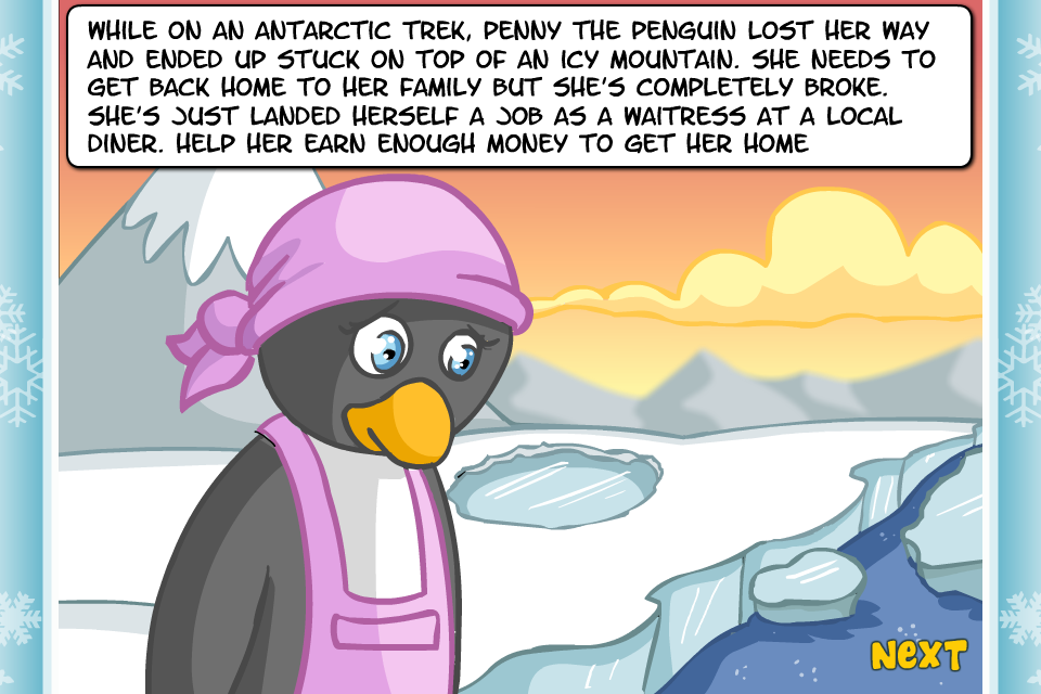 اسکرین شات 2 بازی Penguin Diner: Restaurant Dash