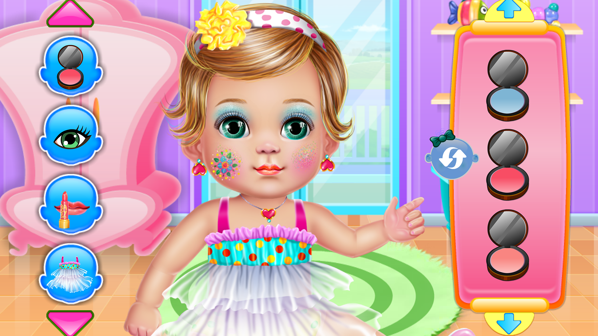 اسکرین شات 1 برنامه Baby Care and Make Up