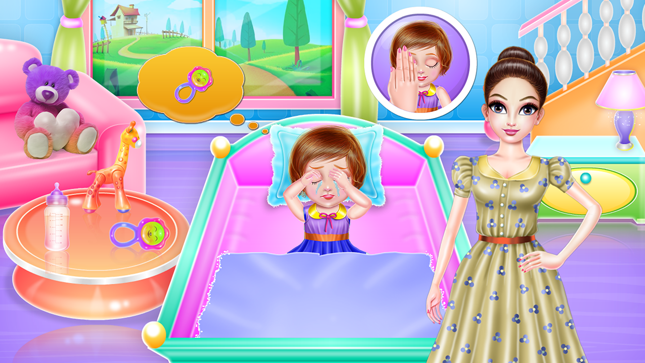 اسکرین شات 3 برنامه Crazy Little Girl Nanny Care