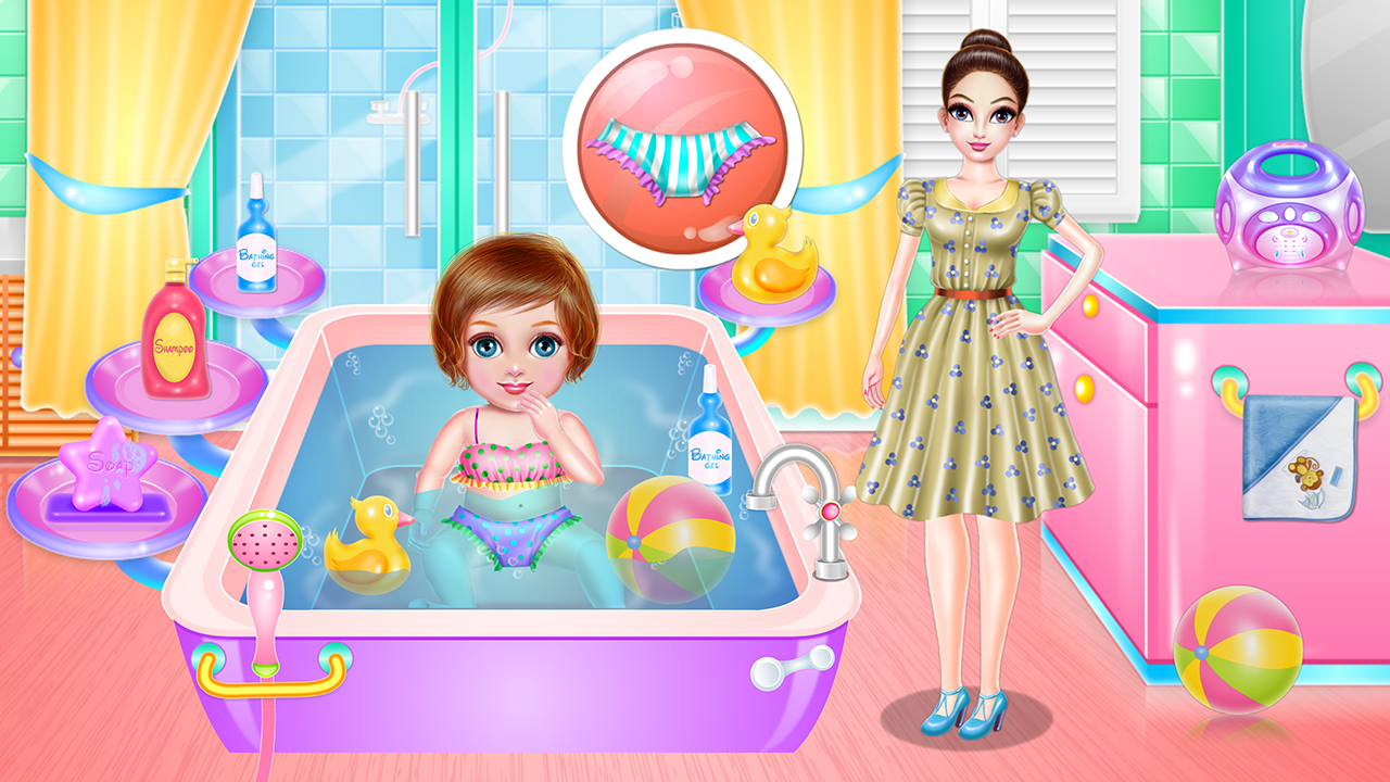اسکرین شات 2 برنامه Crazy Little Girl Nanny Care