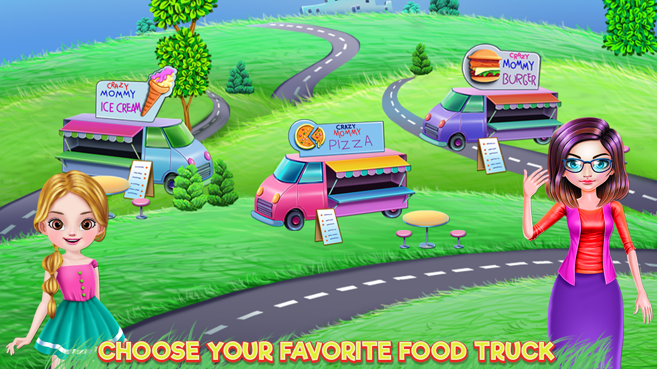 اسکرین شات 2 برنامه Crazy Mommy Street Food Truck