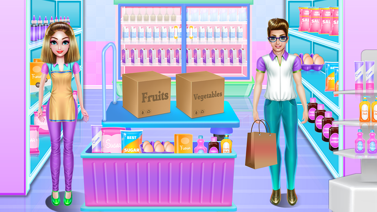 اسکرین شات 4 بازی Crazy Mommy Supermarket Day