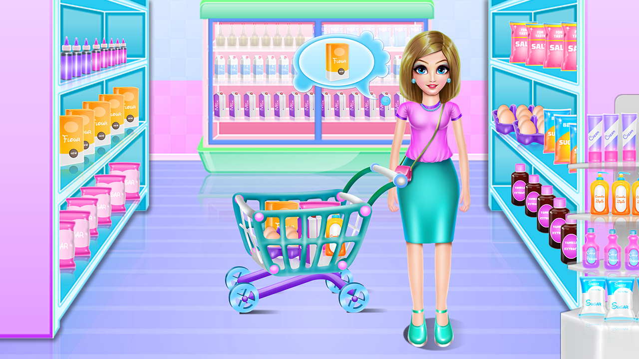 اسکرین شات 1 بازی Crazy Mommy Supermarket Day
