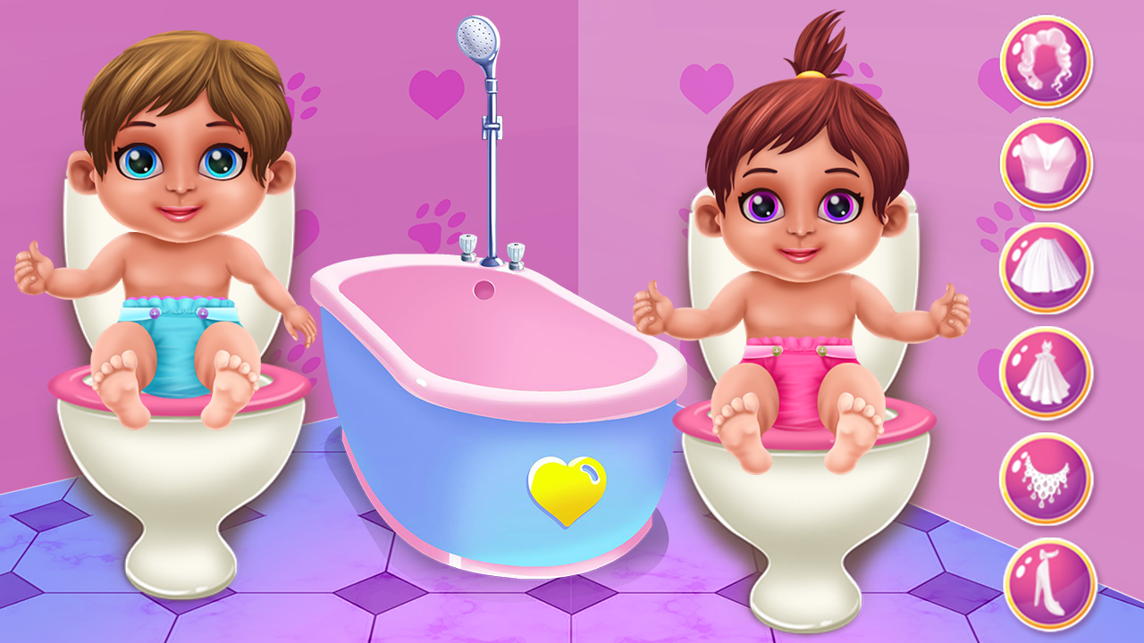 اسکرین شات 1 برنامه Crazy Mommy Triplets Care