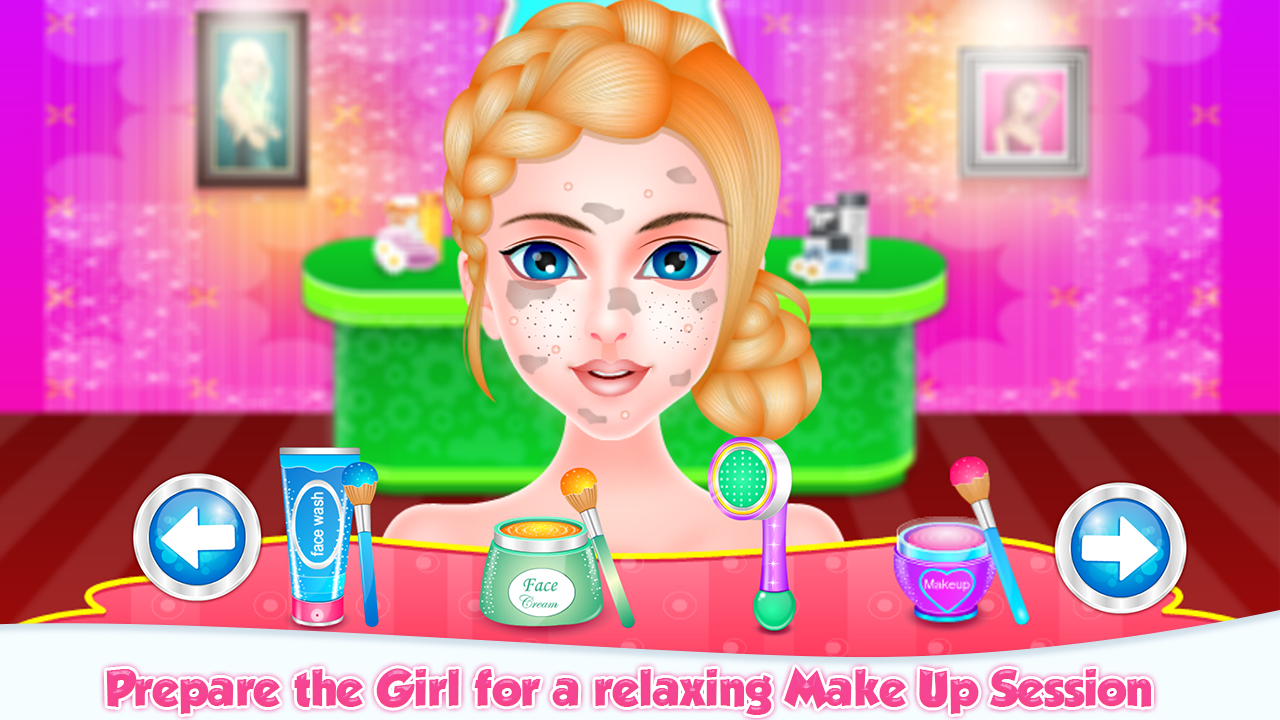 اسکرین شات 1 برنامه Girl Make Up Salon