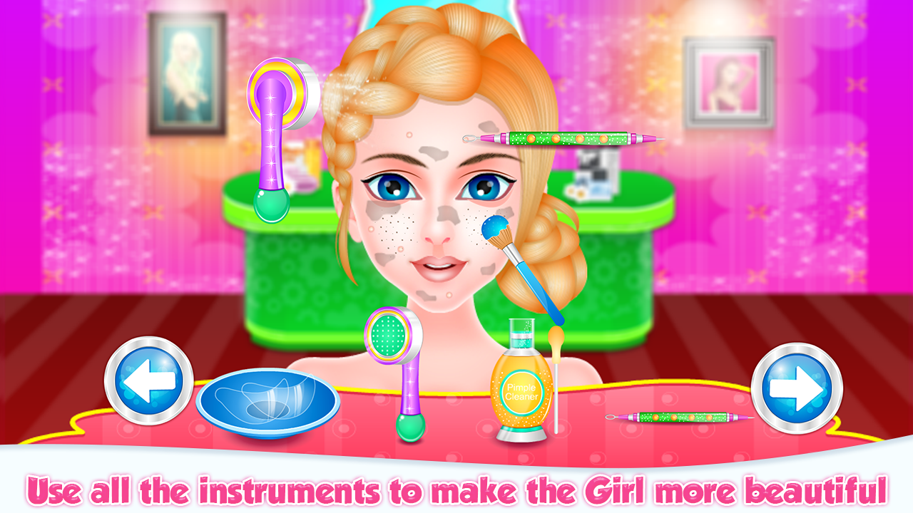 اسکرین شات 2 برنامه Girl Make Up Salon