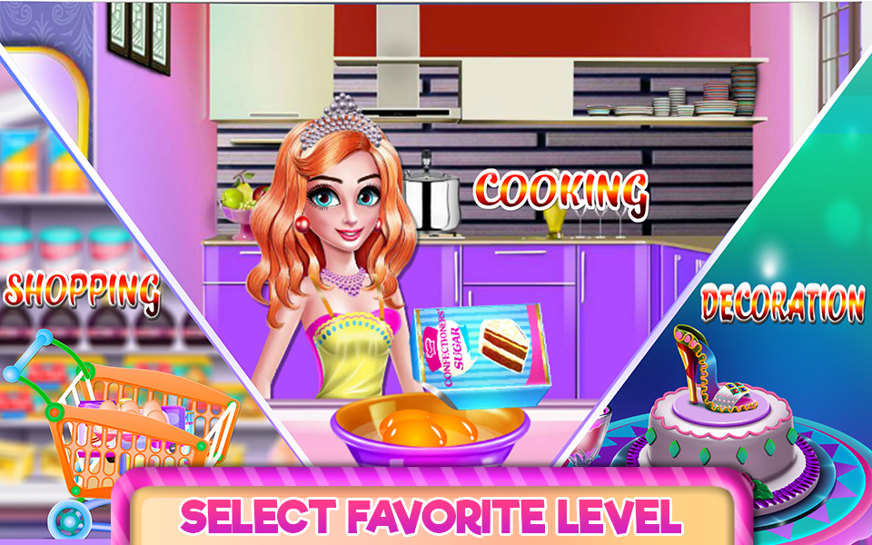 اسکرین شات 3 برنامه Princess Shoe Cake