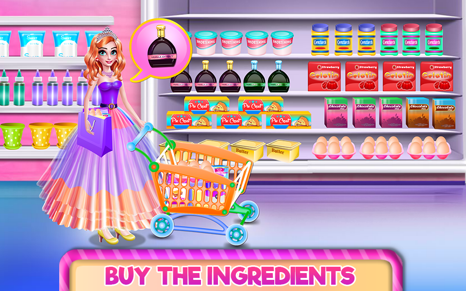 اسکرین شات 1 برنامه Princess Shoe Cake