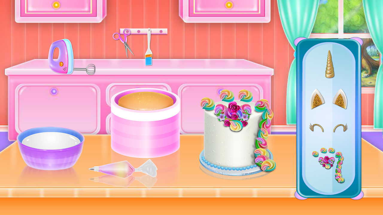 اسکرین شات 3 بازی Unicorn Cake Cooking