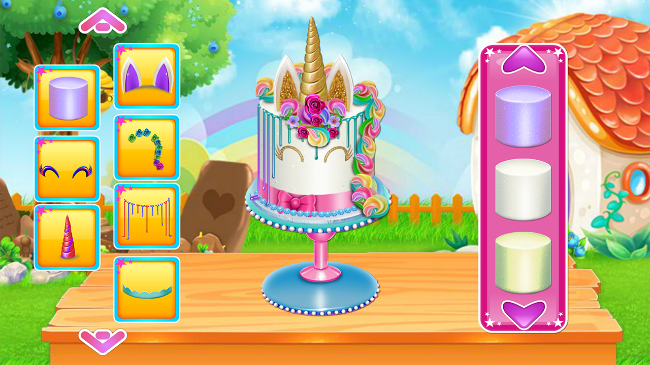اسکرین شات 4 بازی Unicorn Cake Cooking