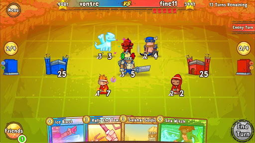 اسکرین شات 2 بازی Cards and Castles