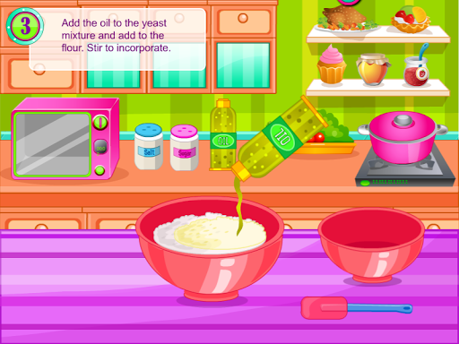 اسکرین شات 5 بازی Pizza Dough Cooking