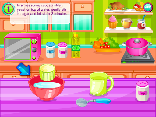 اسکرین شات 2 بازی Pizza Dough Cooking