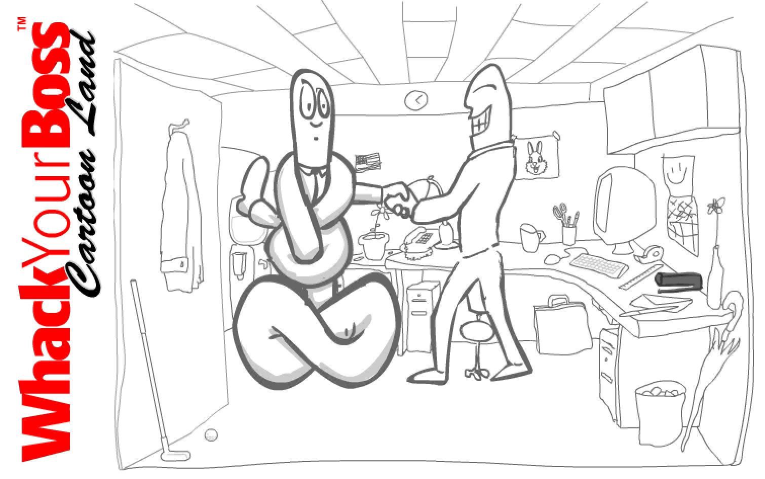 اسکرین شات 4 بازی Whack Your Boss ~ Cartoon Land