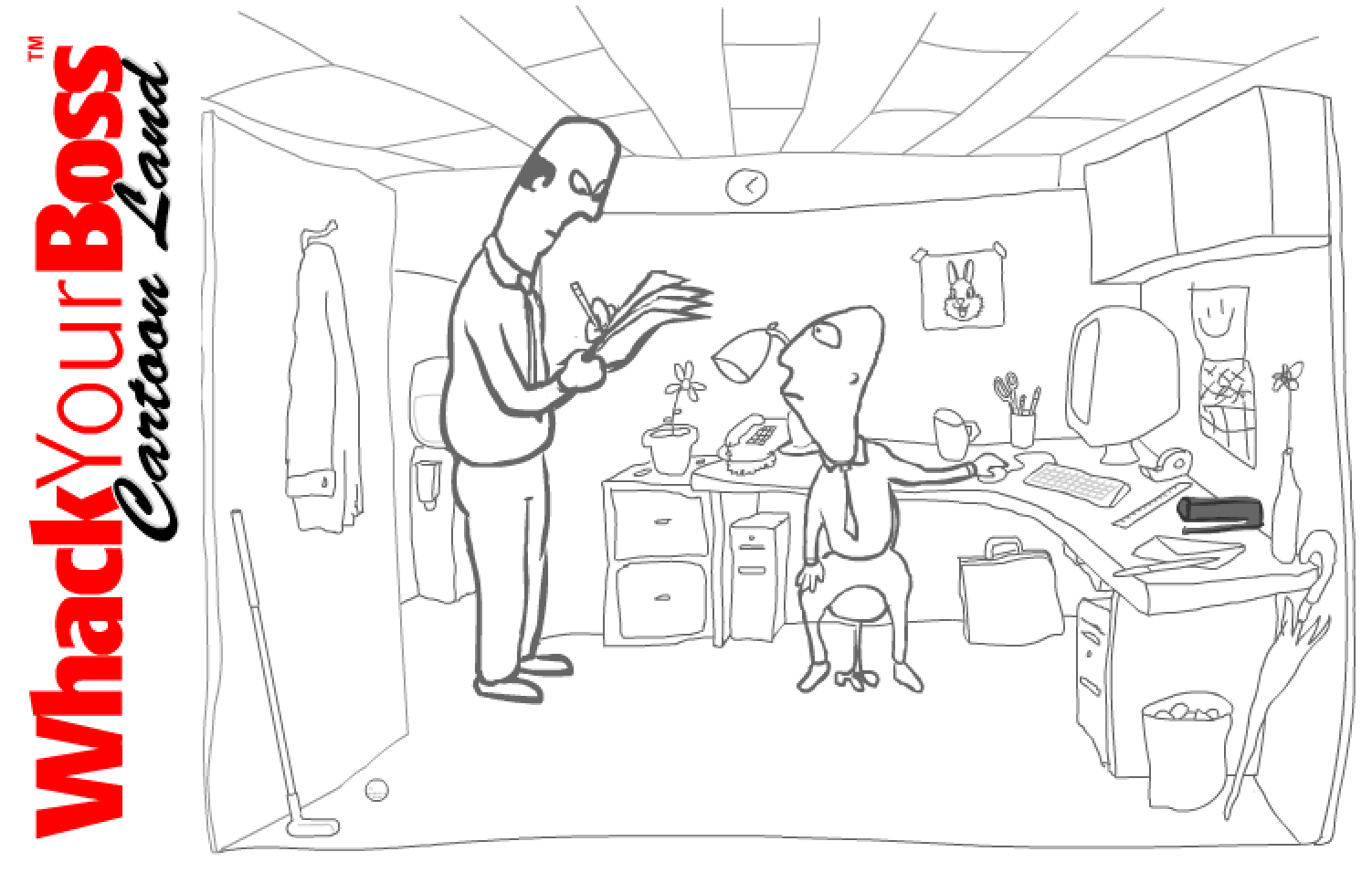 اسکرین شات 3 بازی Whack Your Boss ~ Cartoon Land