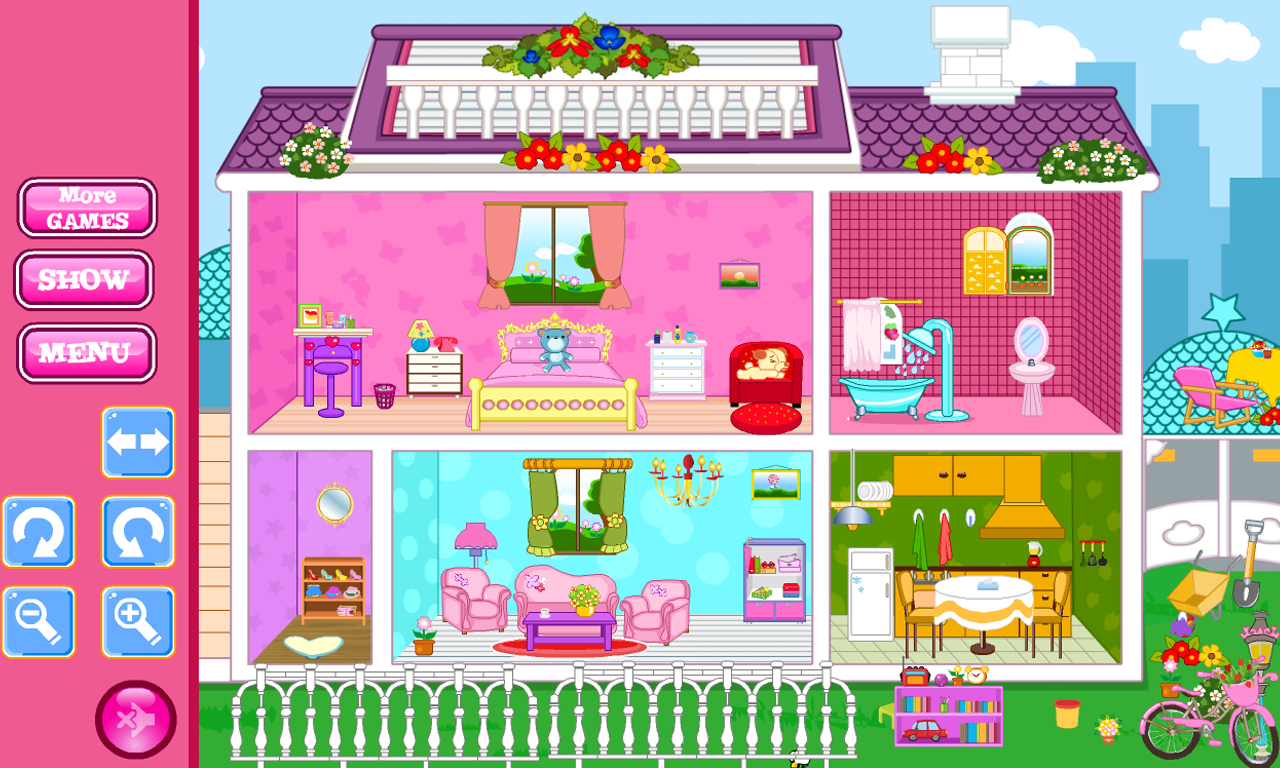 اسکرین شات 2 بازی Small People House Decoration