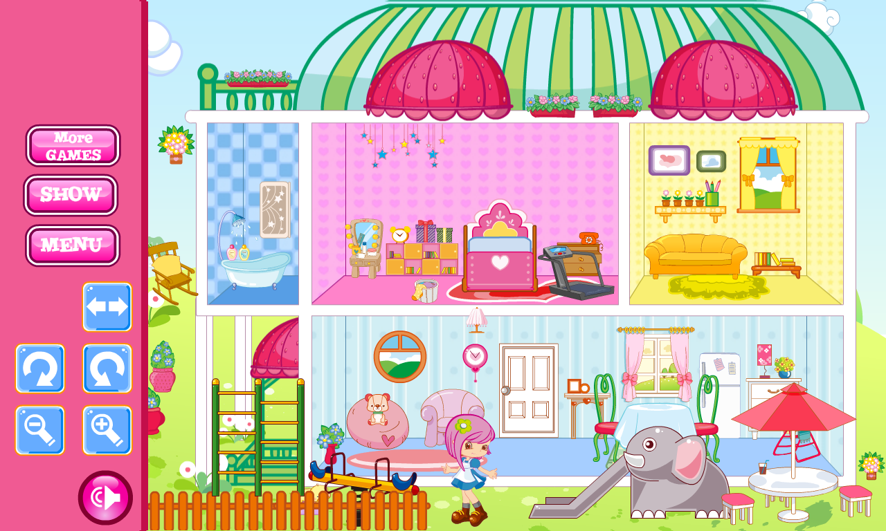 اسکرین شات 4 بازی Small People House Decoration